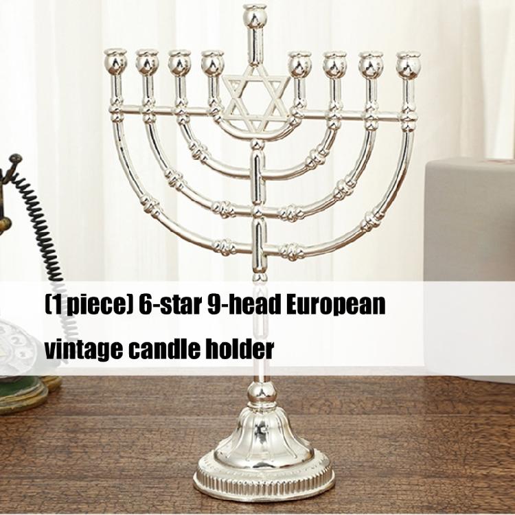 9 Branch Candleholder Elegant Table Centerpieces Romantics Candle Stand Dining Table Ornament for Living Room Banquet