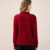 TUHUANG Women's Thickened Pure Cashmere Turtleneck Sweater