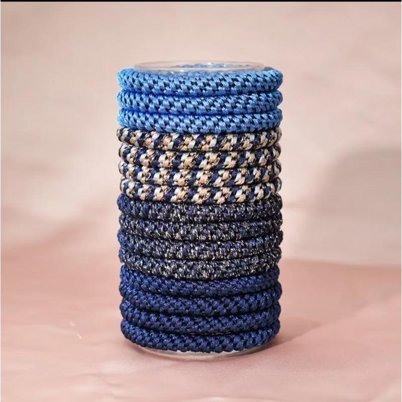 15pz Elastici per Capelli Alta Elasticità Stile Erling Haaland, Nuovi Colori Estivi Coordinati Accessori per Capelli Versatili Premium Porta Coda