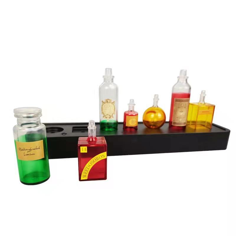 Magic Potion Bottle Decorative Light Voice Controlled Flash Color Light Collectibles Atmosphere Kids Toy Gift