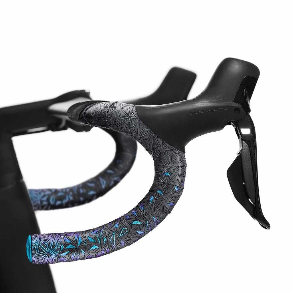 SUPACAZ Super Sticky Kush Star Fade Blue Reflex Bar Tape