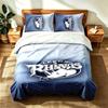 Leeds Rhinos (1) 3pc Set Suitable for Master Bedrooms Soft and Comfortable an Ideal Gift for Family and Friends Includes One Duvet Cover and Two Pillo