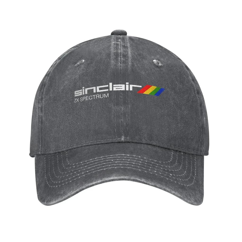 Ležérní baseballová čepice Sinclair ZX Spectrum Unisex Opotřebovaný džínový Praná sluneční čepice Venkovní aktivity Nastavitelný střih Čepice