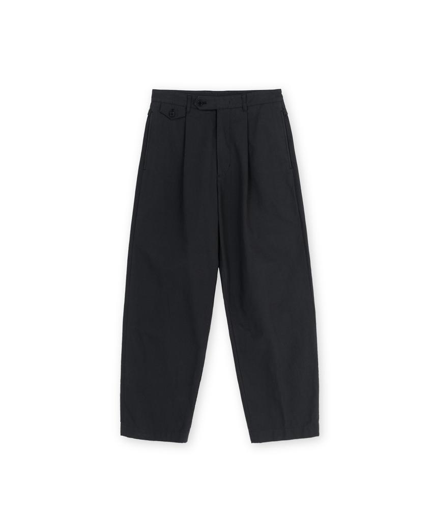 Beulaunyadeu W Loose Tapered Cotton Pants, Black