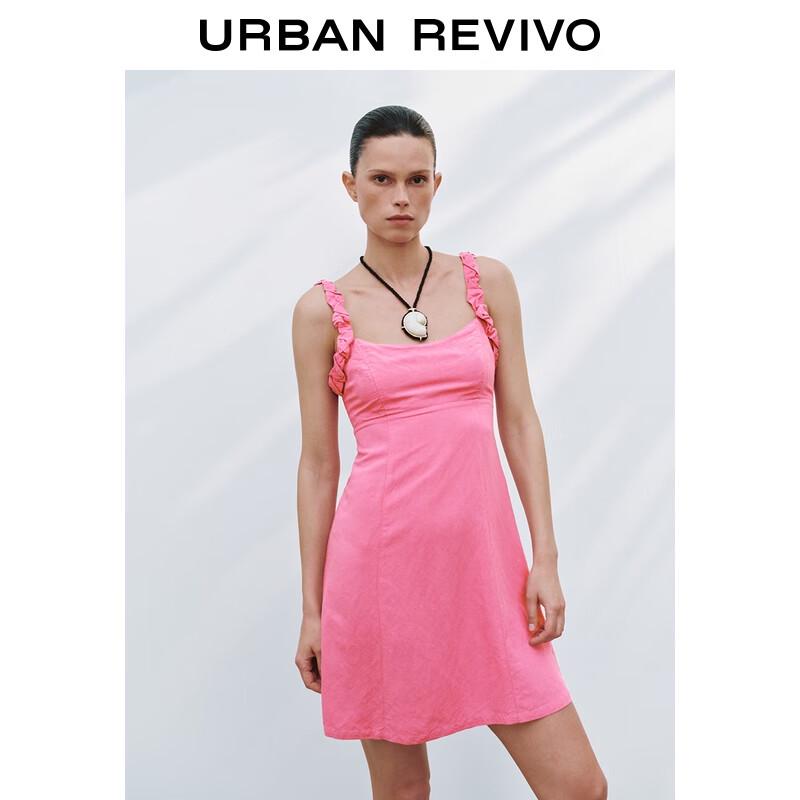 

UR 2025 Summer Tie-Waist A-Line Mini Dress L