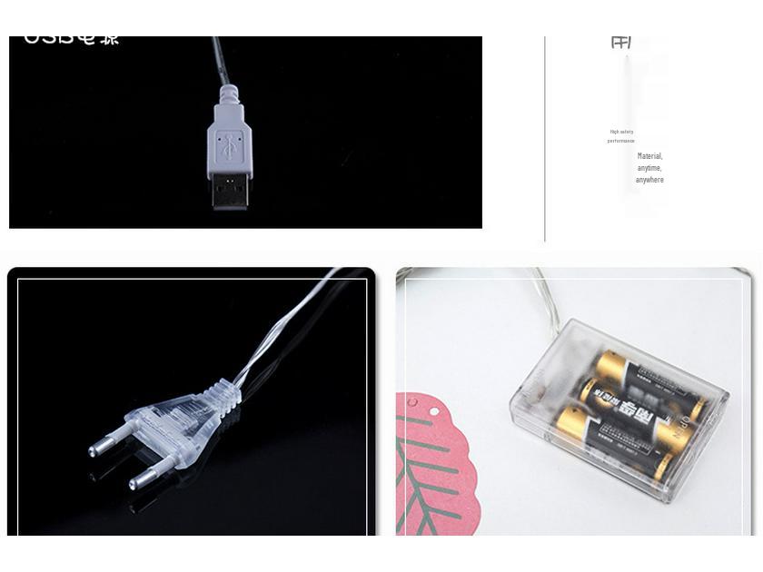 LED Fruit String Lights with Pineapple Pendants - USB Copper Wire for Kids' Decor and Gifts