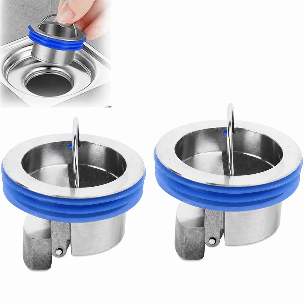 2 Pack Anti Slip Design Floor Drain Sewer Core Brass Floor Strainer Sewer Core Balcony