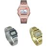 Stilvolle Und Trendige LED Digitaluhr WR F91w Stahlarmband A159 Modische Uhr