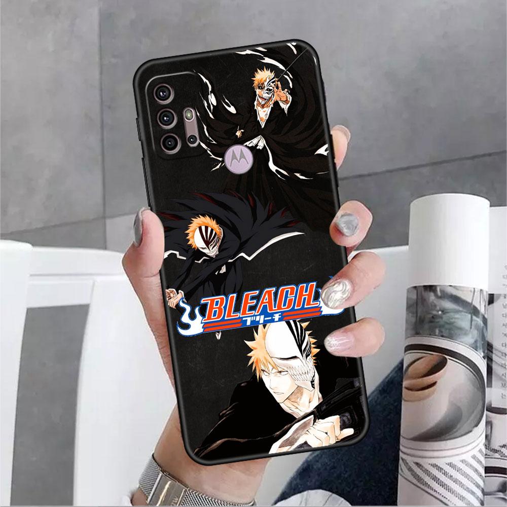 Case For Motorola G60 G30 G22 Edge 20 Lite G31 One Fusion G9 G8 G60s G51 G71 G52 G200 G50 TPU Phone Cover Kurosaki Ichigo Bleach