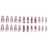Halloween Fake Nails Wear Nail Comics Fake Nails Removable Nail Pads Nail Patches 24 Pieces