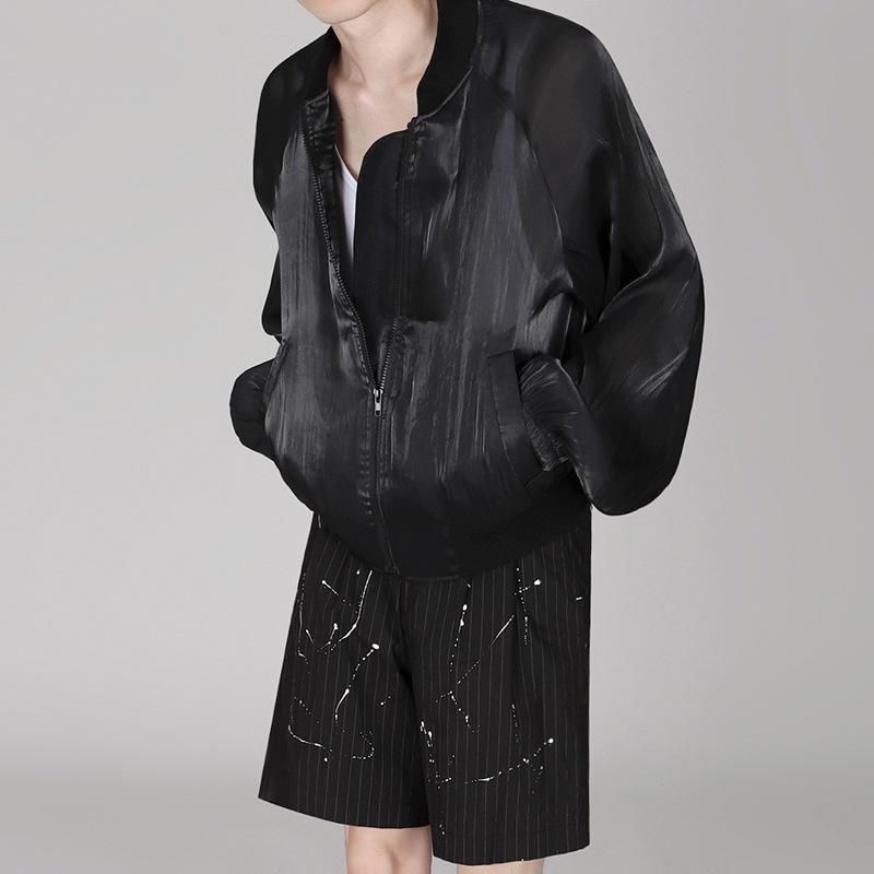 

Летняя одежда Ice Silk для защиты от солнца, мужская, корейского стиля, с защитой от УФ-излучения, тонкая, повседневная, для улицы, защита от солнца, куртка 2XL