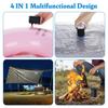 Mini Wireless Air Compressor Portable Electric Air Pump Quick Inflate/Deflate Pump with LED Light For Sofa Mattress Swim Ring