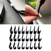 24Pcs Hook Shaped Car Dashboard Wire Clips Plastic Car Cable Clip  Vehicle Accessories