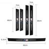 For BMW X1 X2 X3 X5 X4 X6 X7 iX3 F20 F10 F07 E70 E46 E90 E92 Valve Leather Car Door Decals Carbon Fiber Threshold Anti Scratch MO7