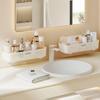 New No Need To Drill Holes Storage Rack Bathroom Wall Mounted Cosmetics Vanity Storage Vanity Rack Kitchen Wall Mounted Rack