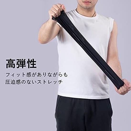 ROCKBROS Arm Cover Mens Summer Sleeve Cooling UPF50+ Sun Protection Moisture-Wicking Anti-Slip Outdoor Sports Golf Baseball Running