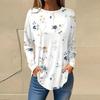 European and American fashion women round neck T-shirt