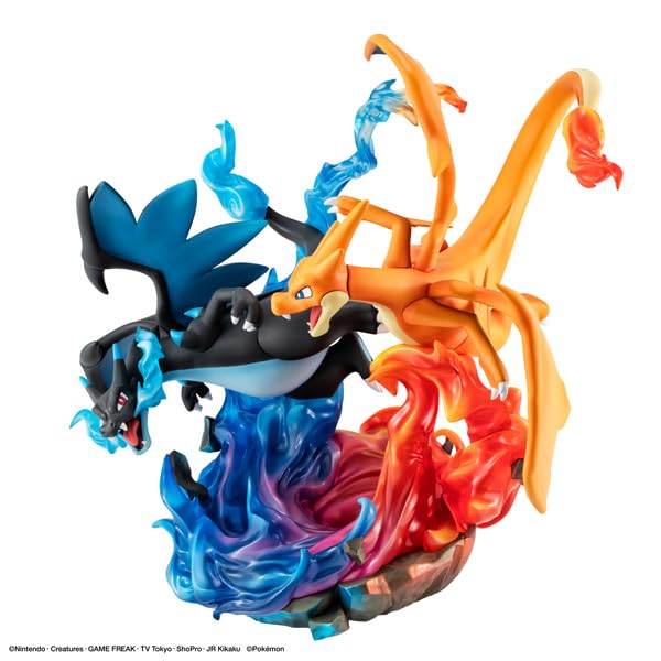 Series Mega Charizard X Mega Charizard Y Complete Figure G.E.M.EX Pokémon &