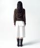 Insilence Woman Eyelet Layered Skirt White