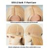 Women's  Simulation Wig 13*4 Lace Front Wig Ombre Blonde Body Wavy Beauty Decoration  Kanekalon Wig