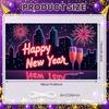 Celebration Banner Sparkling Design Festive Banner Party Banner Neon Light Theme For Restaurant Decoration Festive Gathering