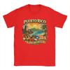 Puerto Rico T Shirt Summer  Trendy Cool TShirts Unisex Cotton Comfortable XL XL XL Clothes ShortSleeved Funny Tops