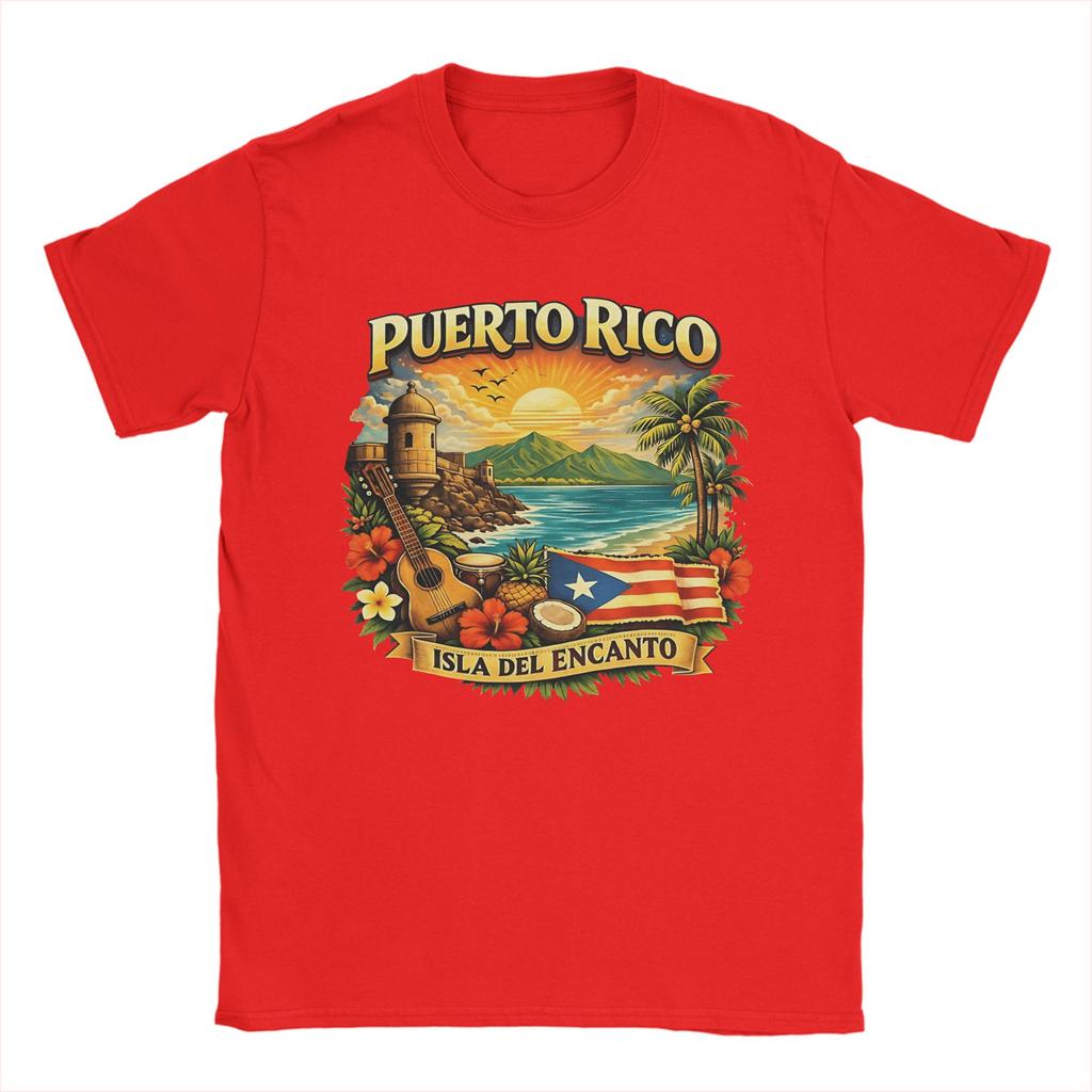 Puerto Rico T Shirt Summer Trendy Cool TShirts Unisex Cotton Comfortable XL XL XL Clothes ShortSleeved Funny Tops
