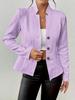Long Sleeve Plus Size Woman Causal Loose Autumn Spring Vintage Blazer Jackets for Women Coat