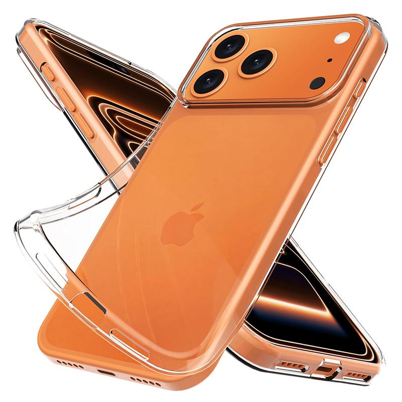 Case for Apple iPhone 17 Pro Max Case Ultra Slim Flexible Clear TPU Case for Apple iPhone 17 Air Gel Rubber Soft Silicone Cover iPhone Air