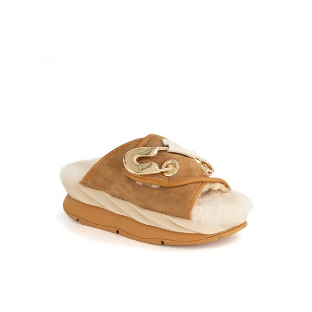 

Soda Women S caSual Wool Chunky Two Block SandalS lS23 5cm 230