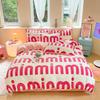 Winter Thick Warm Milk Coral Fleece Bedding Set Ins Fresh Duvet Cover Single
