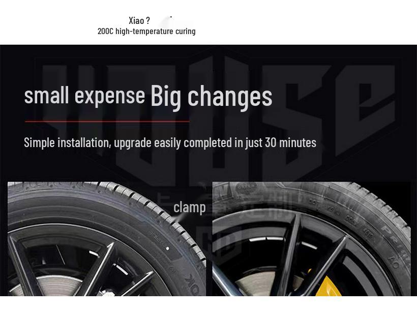 Compatible Hongqi H5S/H9 Brake Caliper Covers: Aluminum Alloy Upgrade for Custom Appearance and Color Change.