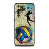 Volleyball Painted Soft TPU For Realme 9 10 11 12 13 C21 C25 C35 GT2 GT3 GT5 GT6 C63 C67 C55 C53 Pro 5G Shockproof Phone Case