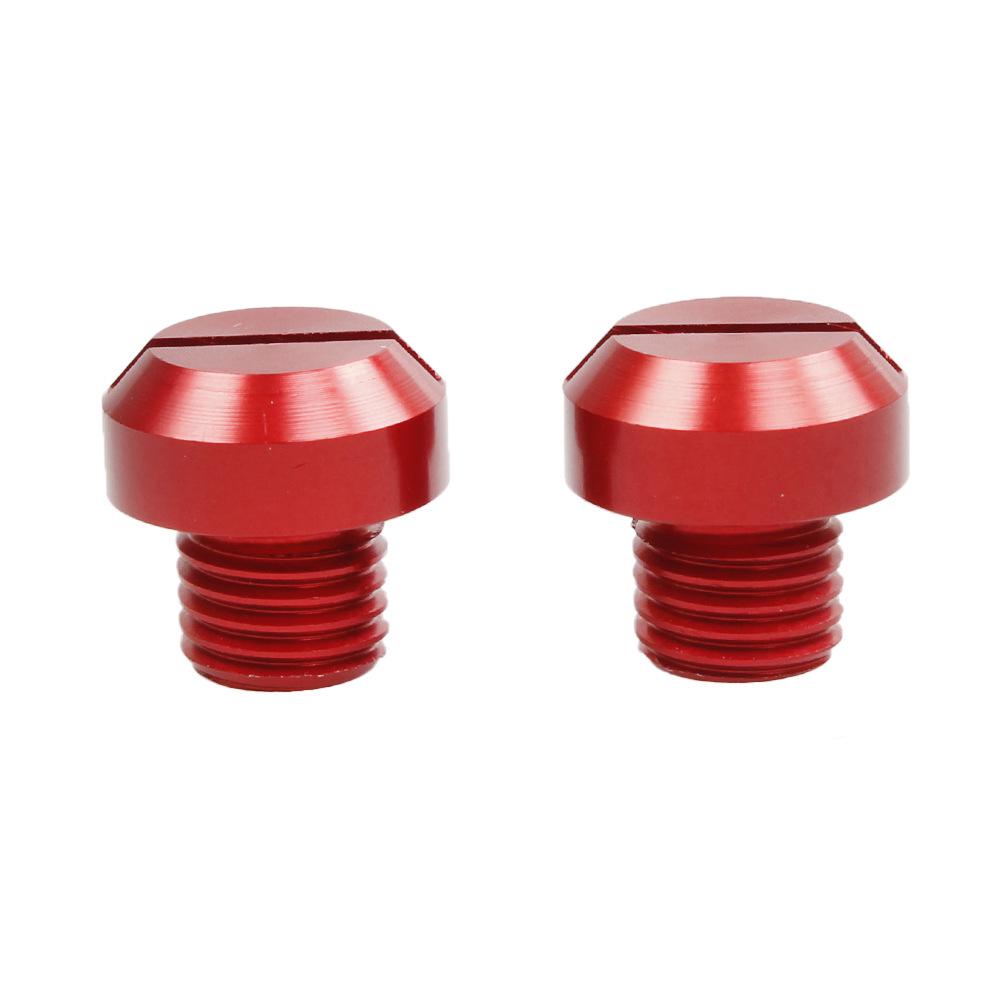 Suzuki, Honda, Yamaha, Kawasaki Motorcycle Rearview Mirror Decorative Screws (M10, M8)