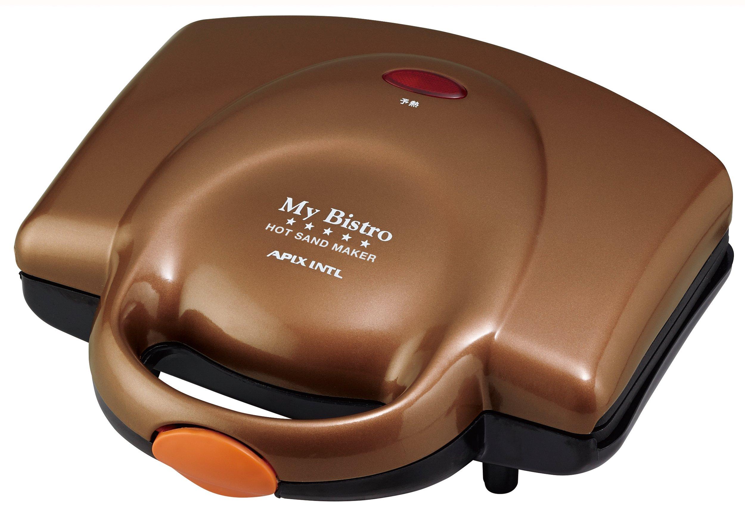 

APIX My Bistro Hot Sandwich Maker, Brown, AHS-296-BR