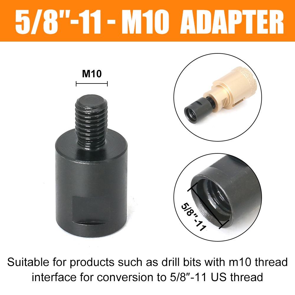 1Pcs Adaptive Shaft Thread Converter Connector M10 M14 5/8-11 Connecting Rod