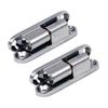 2Pcs Detachable Cabinet Door Hinge Zinc Alloy Industrial Electrical Box Hinge Cupboard 180 Degrees Hinge Easy Install