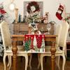 Christmas Table Runner Merry Xmas Home Decoration Ornament for Christmas Party Dinner Happy New Year Indoor Table Decor Accessory Supplies