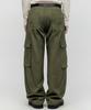 Dideobeulyueseui Cargo Wide Balloon Pants (Khaki)