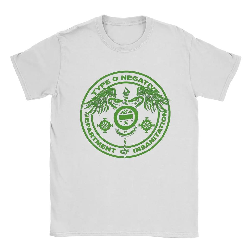 Type O Negative Men's T Shirt Funny Tee Shirt Short Sleeve Round Neck T-Shirt Cotton Graphic Tops