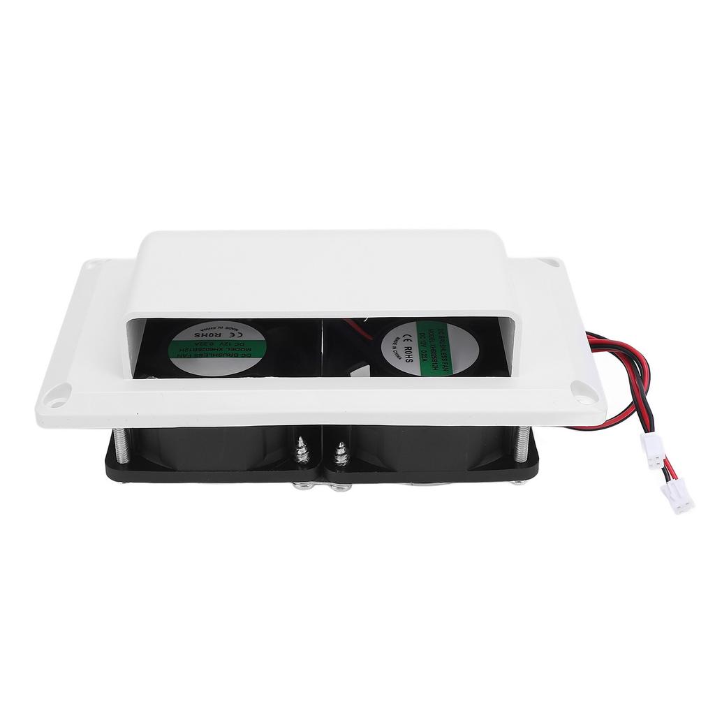 RV Side Air Vent Fan 12V 6W Air Exchange Side Air Vent Ventilation Exhaust Fan for RV Motorhome Caravan Yacht