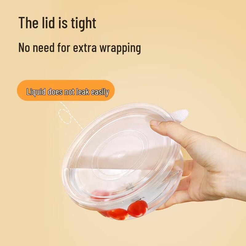 Meiliya Mikrowellengeeignete Einweg-Lebensmittelbehälter-Schüsseln mit Deckeln