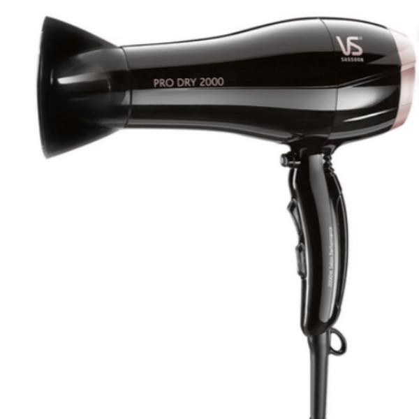 Vidal Sassoon Power Hair Dryer 2000W Professional Fast Drying & Smooth Styling Tool