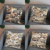 2D Capybara Pattern Pillow: Cute Animal Design Pattern Cushion Cover Suitable For Sofa Bedroom Car Pillow Cover