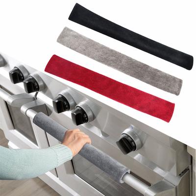 1/2Pcs Handmade Decor Protector Keep Off Stains Fingerprints Refrigerator Door Handle Cover Versatile Dustproof Kitchen Supplies