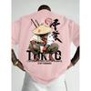 Men Women Summer-Autumn Daily Sport Outdoor Leisure Loose Short-Sleeve Street TShirt Top