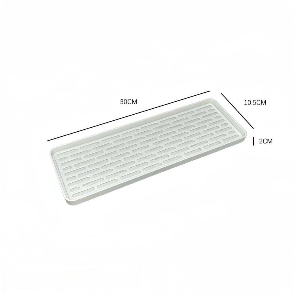 Bandeja escurridora de doble capa para el hogar, bandeja escurridora de frutas y verduras desmontable, estante de almacenamiento para secar platos, accesorios de cocina