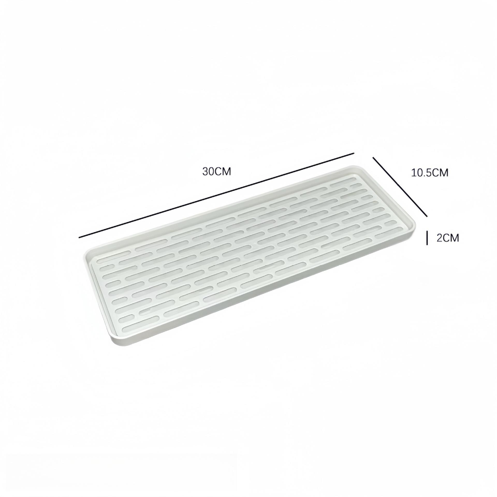 

Бытовой двухслойный сушильный лоток, съемная пластина для сушки овощей и фруктов, сушилка для посуды, кухонные аксессуары 30*10.5*2cm серый