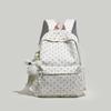 Schoolbag1011 New Striped Love Polka Dots Large Capacity Simple Girls Student School Bag Lightweight Travel Backpack