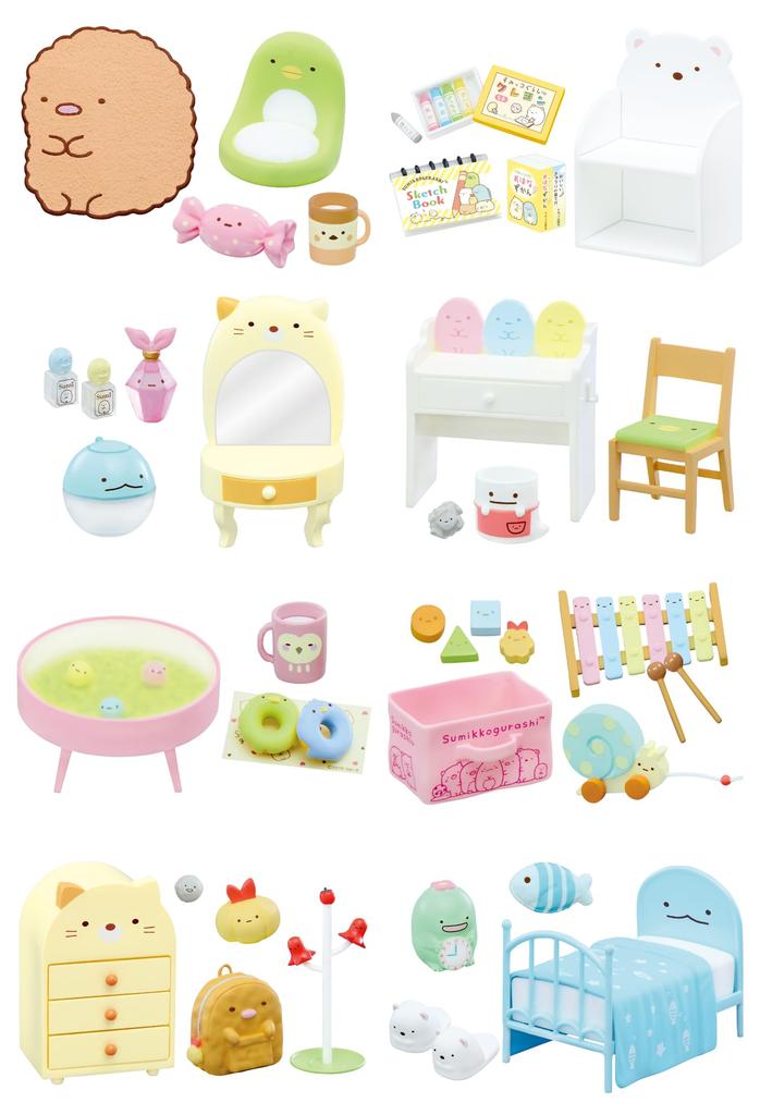 RE-MENT Sumikkogurashi Sumikko My Room 1 BOX H115mm x W70mm x D50mm Exciting! ATBC-PVC